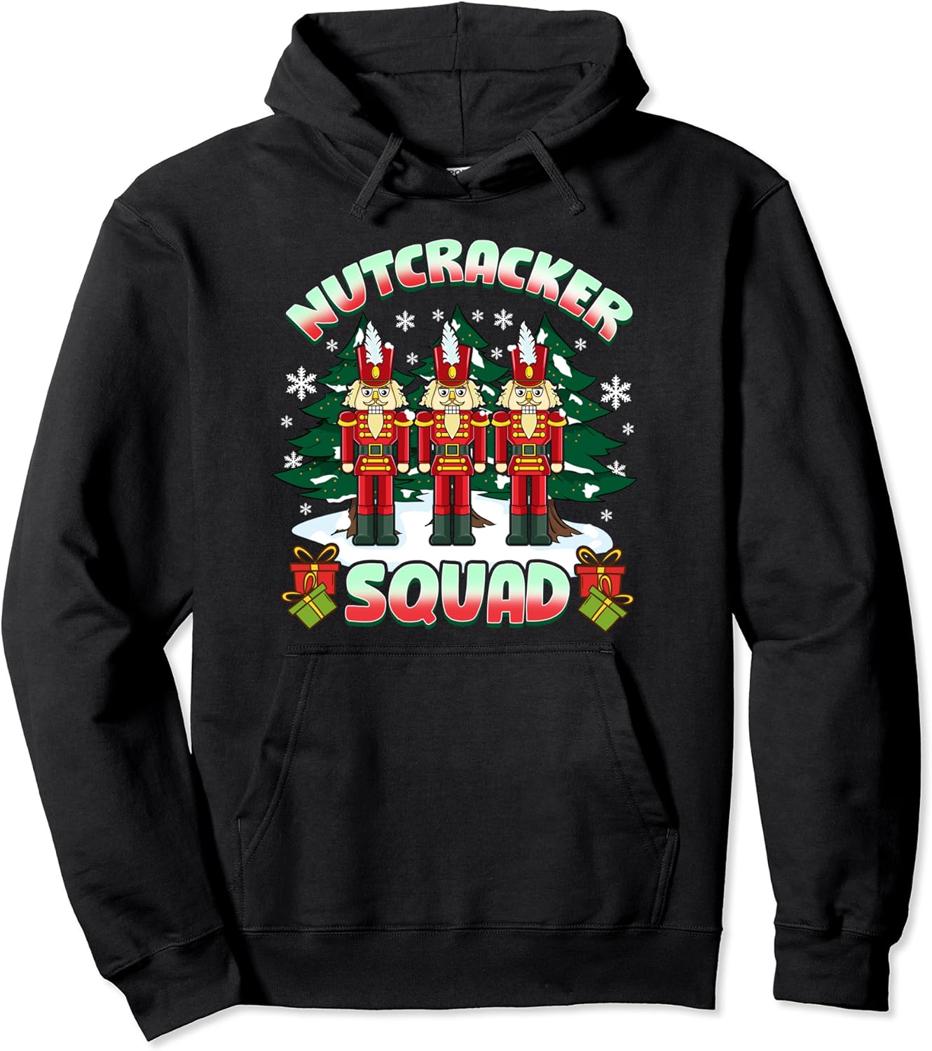 Nutcracker Squad! Funny Christmas Pullover Hoodie
